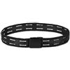Mil-Tec Molle a taglio laser con fibbia in plastica da 3,8 cm, nera,