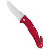 Mil-Tec Rescue coltello di chiusura, rosso,