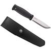 Mora of Sweden Garberg con fodero in pelle, nero,