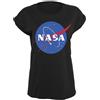 Urban Classics NASA Insignia maglietta da donna, nero,
