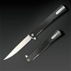 Ocaso Solstice coltello di chiusura carbon fiber + satin / straight,
