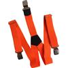 O&T Bretelle Natur con clip per pantaloni, arancioni,