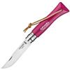 Opinel N°06 coltello pieghevole inox trekking, lampone,