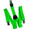 O&T Natur bretelle con clip per pantaloni, verdi neon,