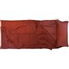 Origin Outdoors Seta rettangolare fodera per sacco a pelo, bordeaux,