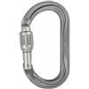 Petzl OK screw lock moschettone ovale con chiusura a vite,