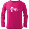 DRAGOWA Spartan maglietta army a maniche lunghe per bambini, rosa,