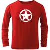 DRAGOWA Star maglietta a maniche lunghe per bambini, rosso,