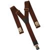 O&T Bretelle con clip per pantaloni Natur, marroni,