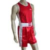 Katsudo Set da boxe Katsudo con canotta e pantaloncini, rosso,