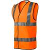 Rimeck HV Bright gilet di sicurezza riflettente, arancione fluorescente,