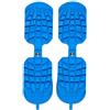 Sidas Copriscarpe da sci antiscivolo, blu,