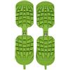Sidas Copriscarpe da sci antiscivolo, verde,