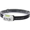 Speras B6 torcia frontale ricaricabile, nera,