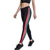Urban Classics Leggings a righe laterali da donna, nero,