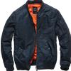 Vintage Industries Welder giacca bomber mezza stagione, night sky blu scuro,