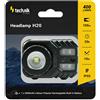 Technik Lampada frontale con gommatura, CREE XPG-2 LED micro-USB, luce rossa,