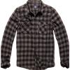 Vintage Industries Harley camicia, grigio a quadri,