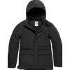 Vintage Industries Milo giacca parka da uomo, nera,