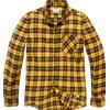 Vintage Industries Riley camicia di flanella, giallo a quadri,