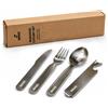 WARAGOD 4 pezzi posate in acciaio inox,