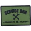 WARAGOD Toppa in PVC per cane da guardia, nera e verde,