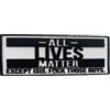 WARAGOD All lives matter toppa in pvc,