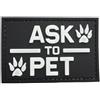 WARAGOD Ask to pet toppa in pvc, nera,