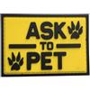 WARAGOD Ask to pet toppa in pvc, giallo,
