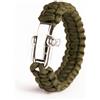 WARAGOD Bracciale Bazin con chiusura regolabile in metallo, verde,