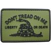 WARAGOD Don't Tread on me PVC patch, verde,