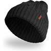WARAGOD Frostborg Merino cappello, nero,
