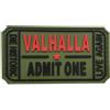 WARAGOD Valhalla Admit toppa in pvc, verde,