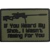 WARAGOD Se hai sentito il mio colpo applique in pvc,