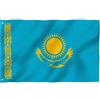 WARAGOD Kazakistan bandiera 150x90 cm,