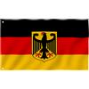 WARAGOD Bandiera Germania 150x90 cm,