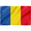WARAGOD Romania bandiera 150x90 cm,