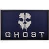 WARAGOD Maschera fantasma Call of Duty con patch ricamata, nera,