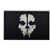 WARAGOD Patch ricamata Call of Duty maschera fantasma, bianco e nero,