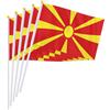 WARAGOD Bandiera sventolante 30 x 40 cm, macedonia settentrionale,
