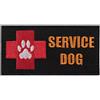 WARAGOD Service Dog Rescue Team toppa ricamata, nero,