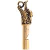WARAGOD DragonHorn fischietto vintage in ottone 115 dB con motivo di drago,
