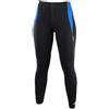 Warmpeace Parana pantaloni, nero/blu reale,