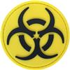 WARAGOD Toppa 3D rotonda biohazard 6 cm,