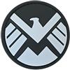 WARAGOD Toppa 3D Scudo Marvel Rotondo 6cm,