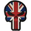 WARAGOD Punisher toppa 3D uk punisher 6x4,5 cm,