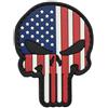 WARAGOD US Patriot Punisher toppa 3d 6x4,5 cm,