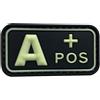 WARAGOD toppa A POS pvc patch, glow in the dark,