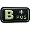 WARAGOD B POS toppa in pvc che brilla al buio,