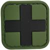 WARAGOD Croce Medica toppa in PVC, verde OD,